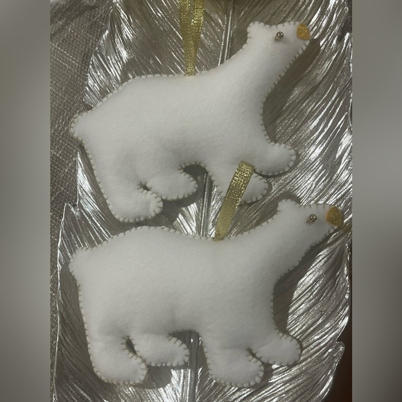 Hand made Christmas tree ornaments set of 2 - Picture 2 of 5